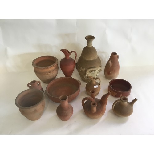 966 - A Collection of Peruvian & Aztec Stone Age & other Pottery.