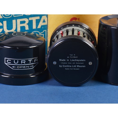 604 - A Curta Calculator No: 543846. Type 11. Made in Liechtenstein. System Curt Herstark in Original Case... 