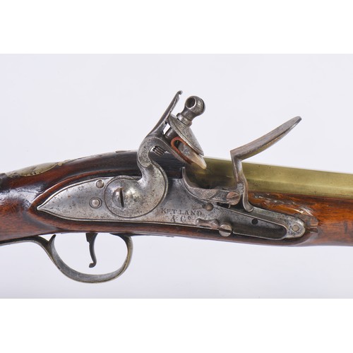 586 - A Ketland coaching / boarding gun or blunderbuss, London made flintlock, late 18th / early 19th cent... 