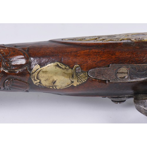 586 - A Ketland coaching / boarding gun or blunderbuss, London made flintlock, late 18th / early 19th cent... 