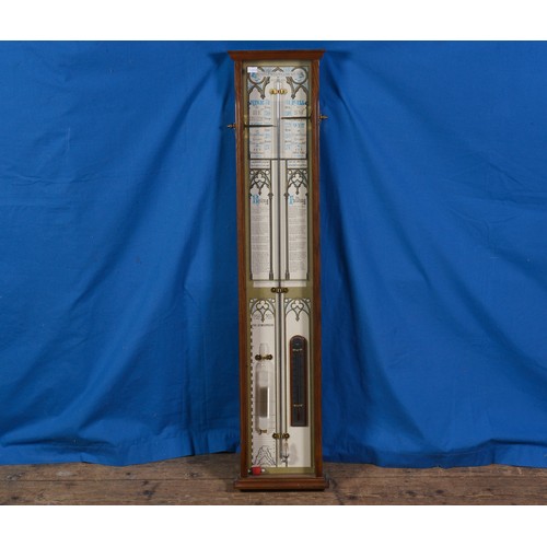 592 - A Vintage Admiral Fitzroy Barometer by Comitti of London in Excellent Condition with Instructions.