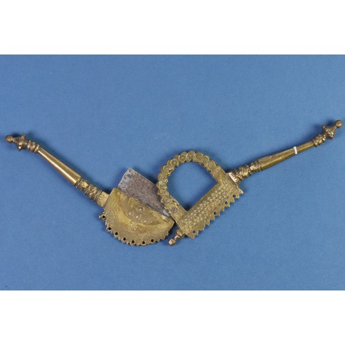 789 - An Antique Indian Brass Betel Nut Cutter.