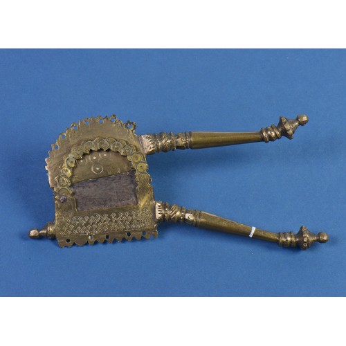 789 - An Antique Indian Brass Betel Nut Cutter.