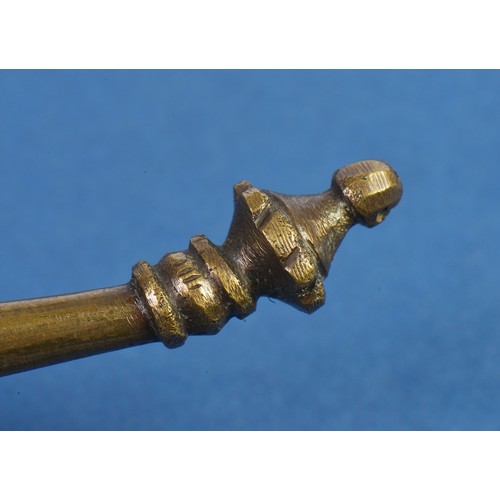 789 - An Antique Indian Brass Betel Nut Cutter.