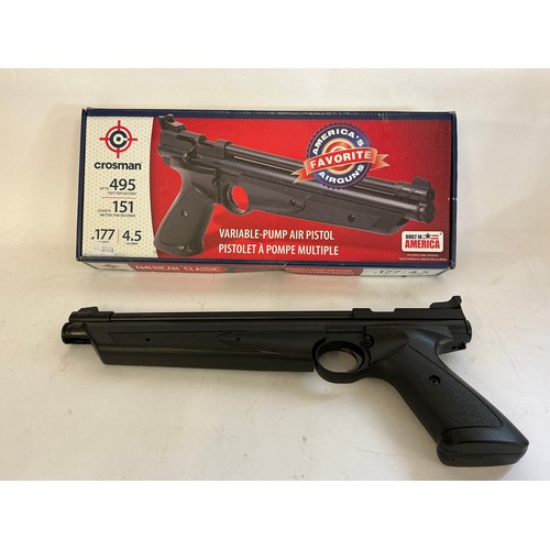 958 - A Crosman American Variable Pump Air Pistol .177 x 4.5 in Box.