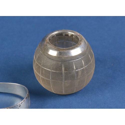 45 - Two Pairs of Silver Georgian Sugar Tongs, a Desert Spoon & a Silver Topped Match Strike. Weighing: 1... 