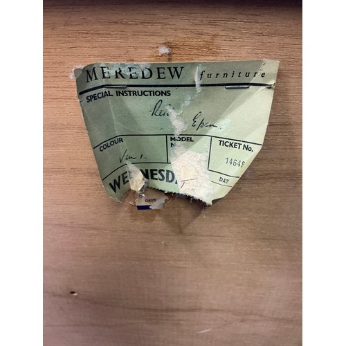 537 - A Child's Three Drawers Oak veneered & White painted Chest fitted with Three Drawers & Two Cupboards... 