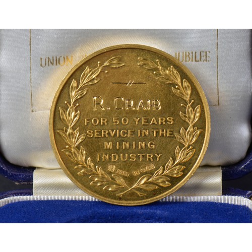 294 - A Scarce Transvaal  & Orange Free State Chamber of Mines Union of South Africa Jubilee 1910-1960 