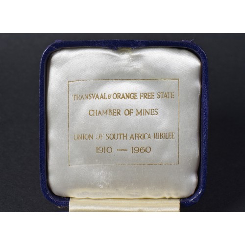 294 - A Scarce Transvaal  & Orange Free State Chamber of Mines Union of South Africa Jubilee 1910-1960 