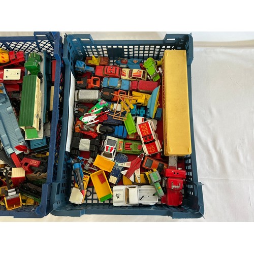 Two Trays of Play Worn mostly Matchbox models. Approx: 50+.