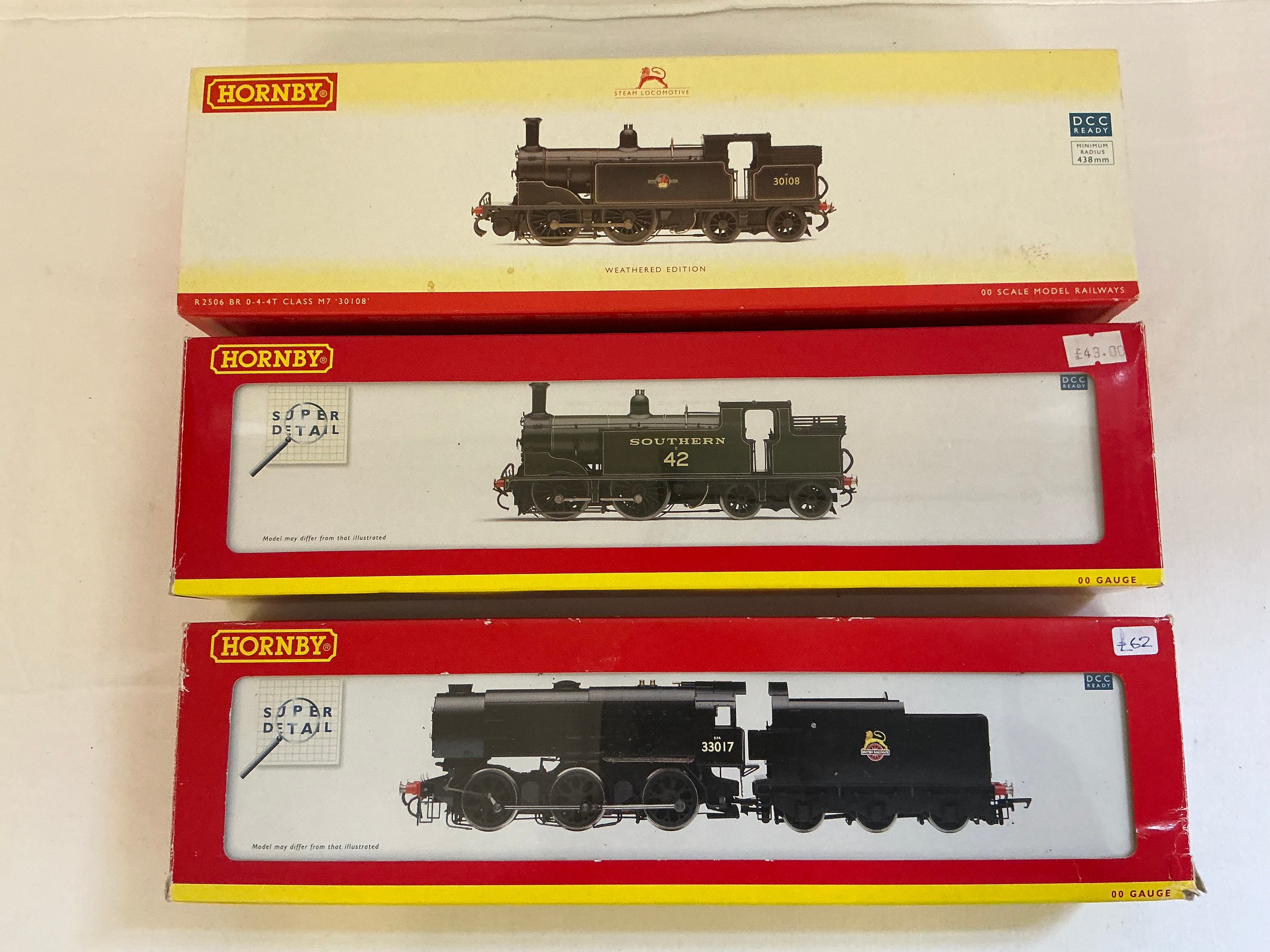 Three Boxed Hornby Locomotives to include No: R2355B 
