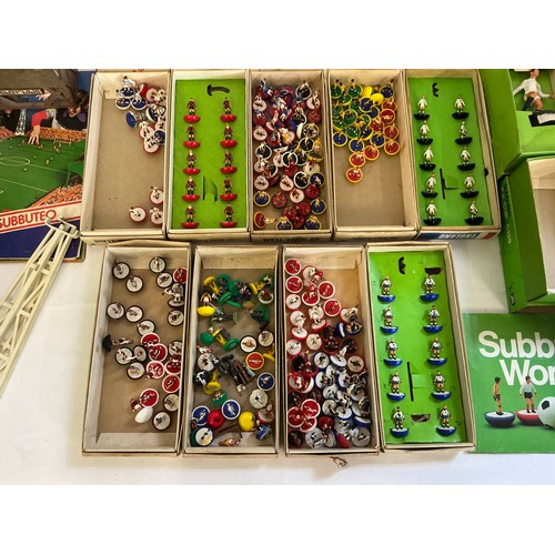 A Large Collection of Subbuteo to include Teams, Flood Lights, Pitch ...