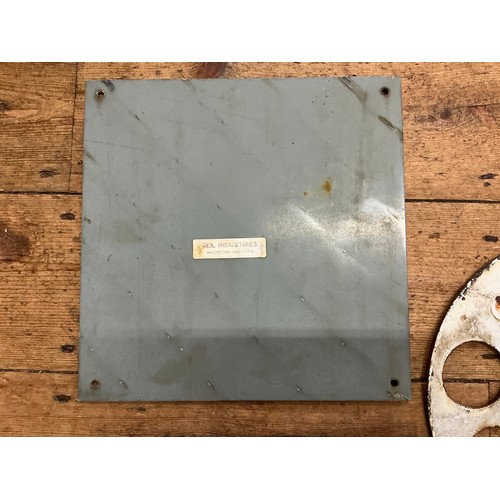 757 - Three Vintage Original Tin & Enamel Railway Signs.