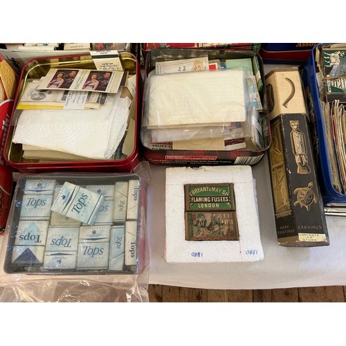 783 - A Large Collection of Matchboxes Some Full & Unused along with Two Early Bryant & May's. 400+. Needs... 