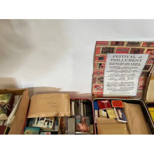 783 - A Large Collection of Matchboxes Some Full & Unused along with Two Early Bryant & May's. 400+. Needs... 