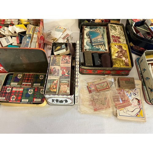 785 - A Large Collection of Matchboxes Some Full & Unused. 200+. Needs Viewing.
