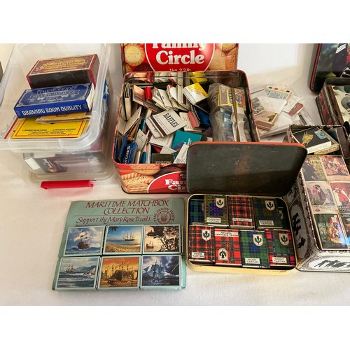 785 - A Large Collection of Matchboxes Some Full & Unused. 200+. Needs Viewing.