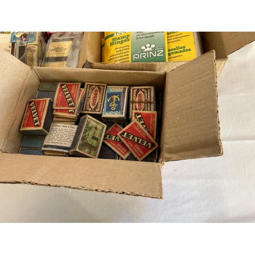 786 - A Large Collection of Matchboxes Some Full & Unused. 100+. Needs Viewing.