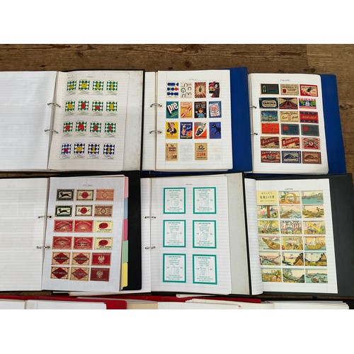 788 - A Large Collection of Nine Albums of Vintage Matchbox Labels & Matchboxes from over the World to inc... 