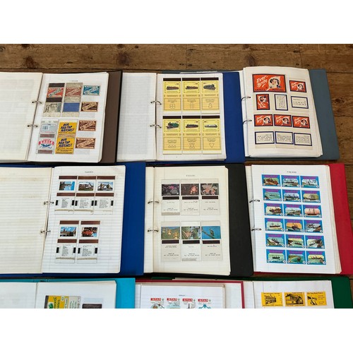 789 - A Large Collection of Nine Albums of Vintage Matchbox Labels & Matchboxes from over the World to inc... 