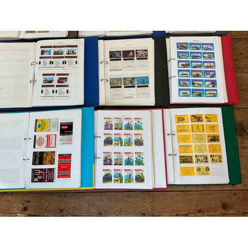 789 - A Large Collection of Nine Albums of Vintage Matchbox Labels & Matchboxes from over the World to inc... 