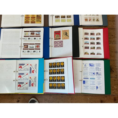 789 - A Large Collection of Nine Albums of Vintage Matchbox Labels & Matchboxes from over the World to inc... 