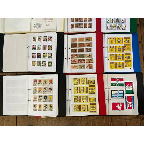 791 - A Large Collection of Nine Albums of Vintage Matchbox Labels & Matchboxes from all over the World to... 