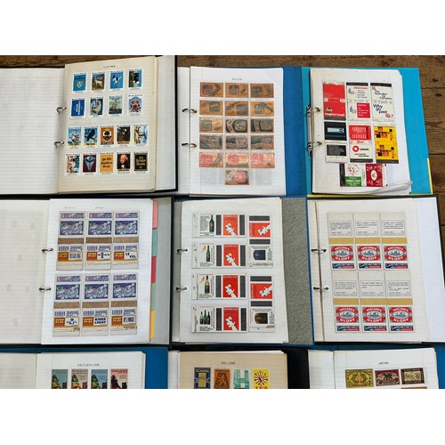 792 - A Large Collection of Nine Albums of Vintage Matchbox Labels & Matchboxes from All over the World to... 