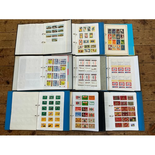 792 - A Large Collection of Nine Albums of Vintage Matchbox Labels & Matchboxes from All over the World to... 