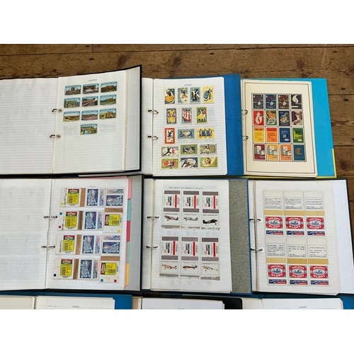 792 - A Large Collection of Nine Albums of Vintage Matchbox Labels & Matchboxes from All over the World to... 