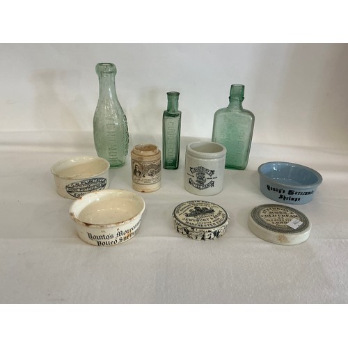 888 - A Collection of Victorian Transfer Printed Pot Lids to include Atkinson's Cold Cream, Orient Tooth P... 