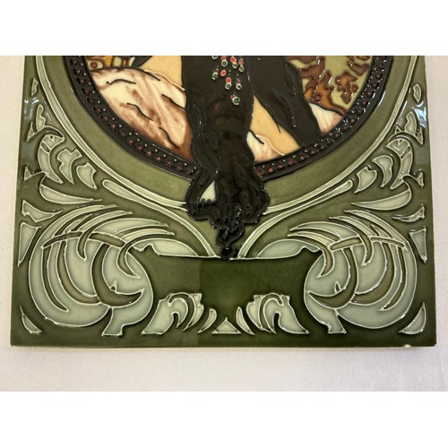 892 - A Coloured Slip-Ware Panel After 