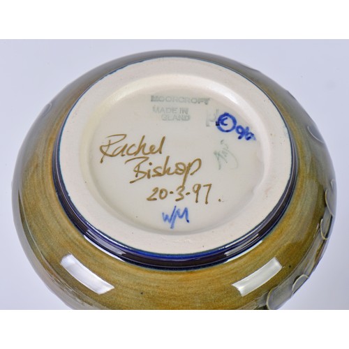 904 - Four various Moorcroft Vases with Peacock's Feathers, Fruits & Leaves Complete with Boxes & Paperwor... 