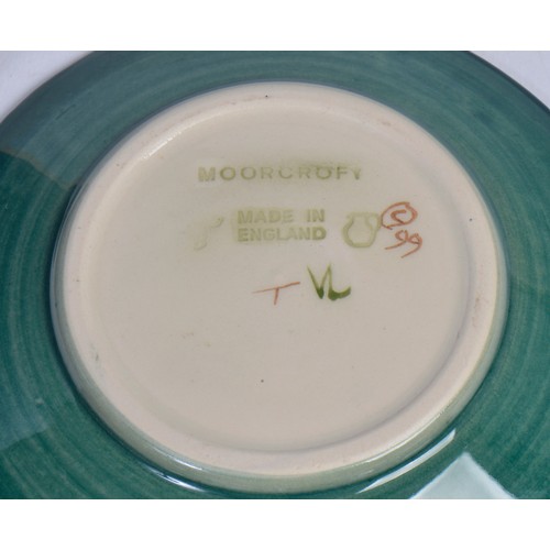 906 - Five various Moorcroft Pin Dishes decorated with Butterflies, Fruit & Flowers Complete with one Orig... 