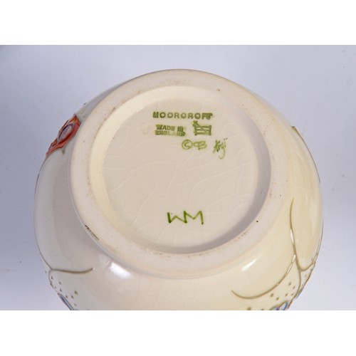 908 - Four various Moorcroft vases of Squat & Flared necked form Complete with the Original Boxes & Paperw... 