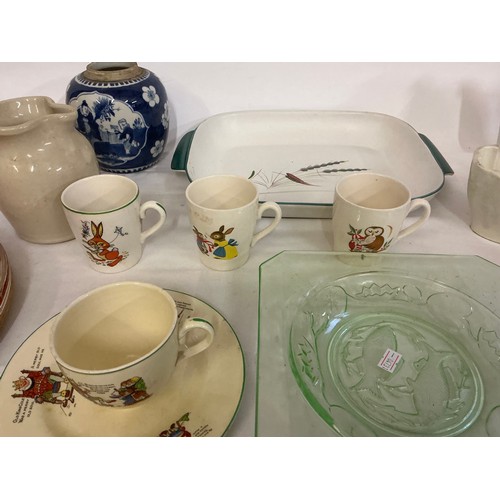 931 - A Collection to include three Vintage Jelly Moulds, Denby Coffee Pot & Tray, Cheese Glass Tray & Boa... 