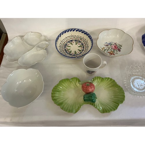 938 - A Collection of Porcelain China to include a Royal Worcester Bowl, an Italian Bowl, White Dish, Otag... 