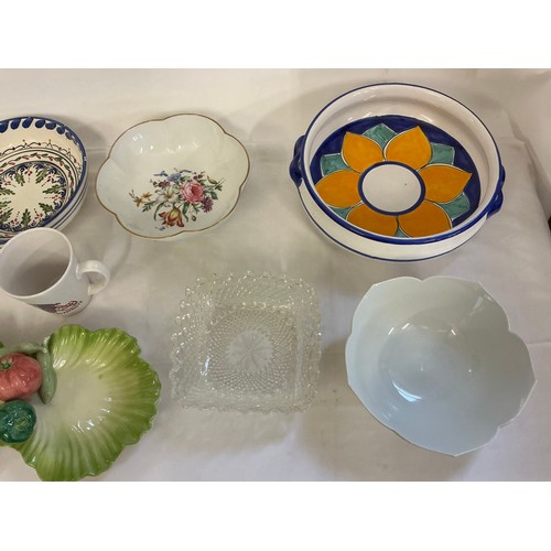 938 - A Collection of Porcelain China to include a Royal Worcester Bowl, an Italian Bowl, White Dish, Otag... 