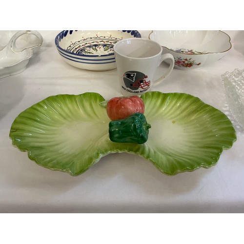 938 - A Collection of Porcelain China to include a Royal Worcester Bowl, an Italian Bowl, White Dish, Otag... 