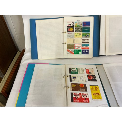 792 - A Large Collection of Nine Albums of Vintage Matchbox Labels & Matchboxes from All over the World to... 