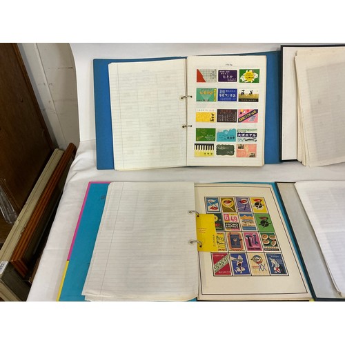 792 - A Large Collection of Nine Albums of Vintage Matchbox Labels & Matchboxes from All over the World to... 