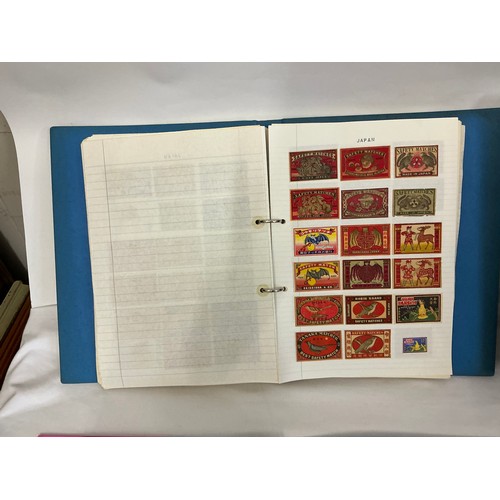 792 - A Large Collection of Nine Albums of Vintage Matchbox Labels & Matchboxes from All over the World to... 