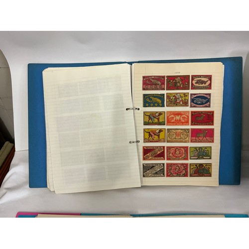 792 - A Large Collection of Nine Albums of Vintage Matchbox Labels & Matchboxes from All over the World to... 