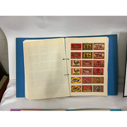 792 - A Large Collection of Nine Albums of Vintage Matchbox Labels & Matchboxes from All over the World to... 