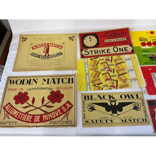 783 - A Large Collection of Matchboxes Some Full & Unused along with Two Early Bryant & May's. 400+. Needs... 