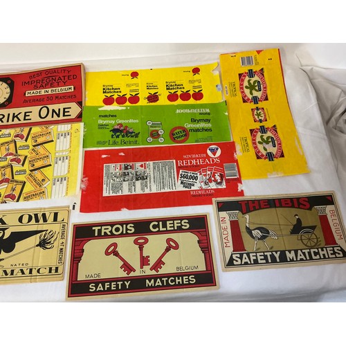783 - A Large Collection of Matchboxes Some Full & Unused along with Two Early Bryant & May's. 400+. Needs... 