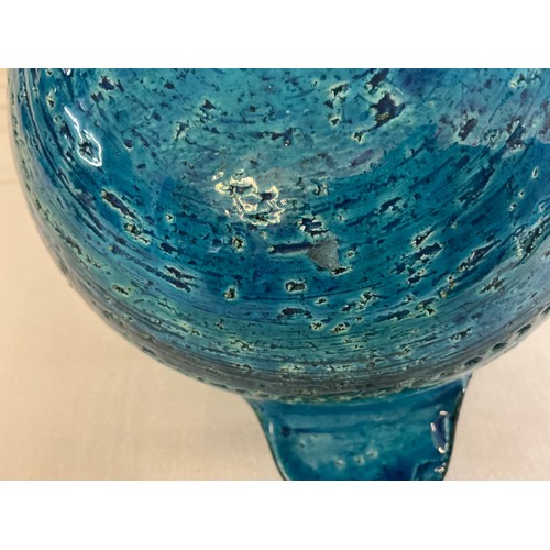 A 1960s Bitossi Blue & Green Glazed Plump Chicken Table Ornament ...