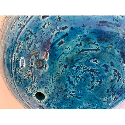 A 1960s Bitossi Blue & Green Glazed Plump Chicken Table Ornament ...