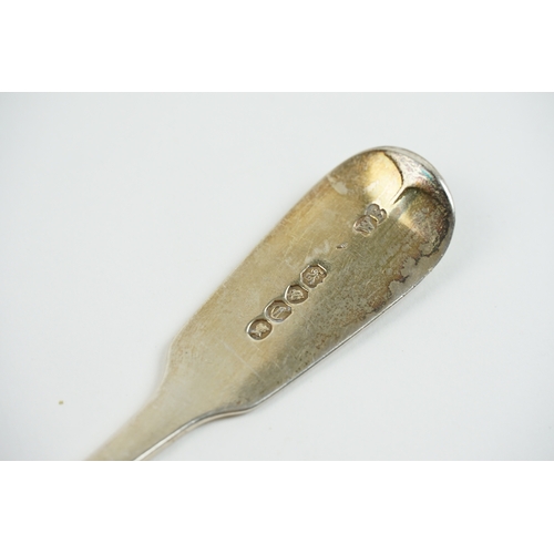 21 - A set of three early Victorian silver serving spoons by William Eaton, hallmarked London 1838. Of Fi... 