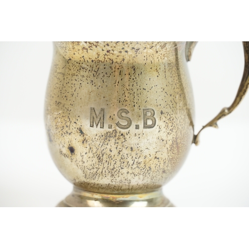 51 - A Victorian silver christening cup. Engraved MSB. Hallmarked Birmingham 1860. Weight 92.4g.